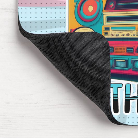 Bringen Sie mich zurück in die 80er | Retro Vibe Mousepad (Ecke)