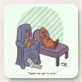 Bringen Sie mir bei, die Geschenkboxen nicht zu pf Getränkeuntersetzer (Vorderseite)