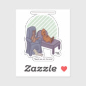 Bringen Sie mir bei, keine benutzerdefinierten Auf Aufkleber (Blatt)