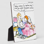 Bringen Sie mir bei, Satire Daddy Funny zu lesen Fotoplatte (Seite)
