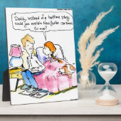 Bringen Sie mir bei, Satire Daddy Funny zu lesen Fotoplatte (Seite)