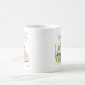 Bringen Sie mir bei, Satire Daddy Funny zu lesen Kaffeetasse (Mittel)