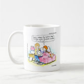 Bringen Sie mir bei, Satire Daddy Funny zu lesen Kaffeetasse (Links)