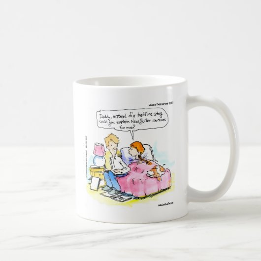Bringen Sie mir bei, Satire Daddy Funny zu lesen Kaffeetasse (Rechts)