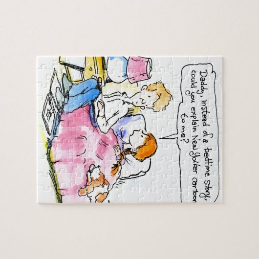 Bringen Sie mir bei, Satire Daddy Funny zu lesen Puzzle (Horizontal)