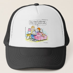 Bringen Sie mir bei, Satire Daddy Funny zu lesen Truckerkappe