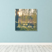 Bringen Sie mir bei, wie Willow Waltzes Christlich Leinwanddruck (Insitu (Holzboden))