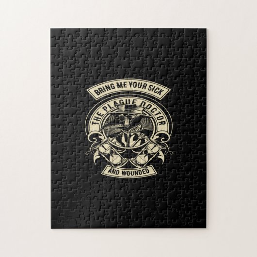 bringen Sie mir Ihre Kranke zum Pestarzt und verwu Puzzle (Vertikal)