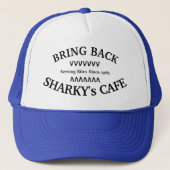 Bringen Sie SHARKY's CAFE Trucker Hat zurück Truckerkappe (Vorderseite)