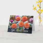 Bringen Sie sich bald Dahlia Rose Toscano #1 Karte (Gelbe Blume)