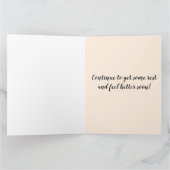 Bringen Sie sich bald die Pflanze der Aquarellkakt Karte (Innenseite)