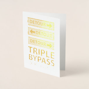 Bringen Sie sich bald in den Dreier-Bypass-Operati Folienkarte