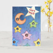 Bringen Sie sich bald mit der Dunkelhimmel-Karte 1 Karte (Gelbe Blume)