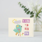 Bringen Sie sich bald mit der Northumbrian Post Ca Postkarte (Stehend Vorderseite)