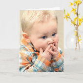 Bringen Sie sich bald überraschend ein kleiner Jun Karte (Gelbe Blume)