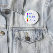 Bringen Sie sich mit Liebe an - ich bin Chiroprakt Button (Beispiel)