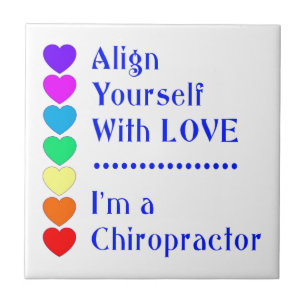 Bringen Sie sich mit Liebe an - ich bin Chiroprakt Fliese