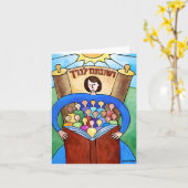 Bringen Sie sie vorsichtig mit der Note Card Karte (Gelbe Blume)