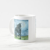 "Bringen Sie zur hellen"   friesischen Tasse voran (Vorderseite Links)