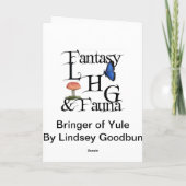 Bringer des Weihnachtens Feiertagskarte (Rückseite)