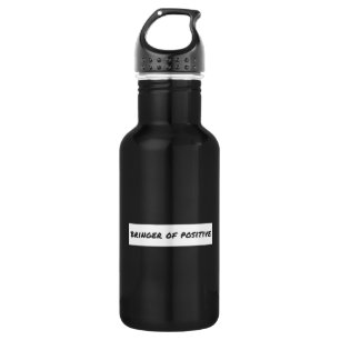 Bringer von positiver Motivation Edelstahlflasche