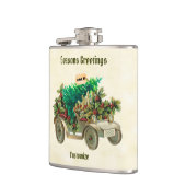 Bringing Zuhause The Tree Vinyl Wrapped Flask Flachmann (Links)