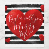 Bringt den Vorschlag Weinetikett ein (Einzelnes Label)