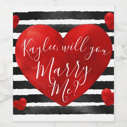 Bringt den Vorschlag Weinetikett ein (Einzelnes Label)