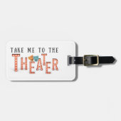 Bringt mich ins Theater II Gepäckanhänger (Vorderseite horizontal)