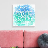 Bringt mich zum Canvas Print Fluss Leinwanddruck (Insitu (Wohnzimmer))