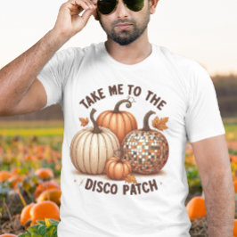 Bringt mich zum Disco Patch Wasserfarbenfall Männe T-Shirt