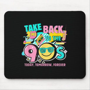 Bringt mich zurück in die 90er Retro Vintage Hallo Mousepad