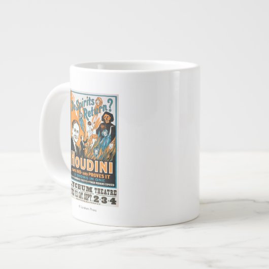 Bringt Spirituosen zurück? Houdini sagt Nein - bew Jumbo-Tasse (Vorderseite Links)