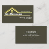 bringt Visitenkarte unter (Vorne/Hinten)