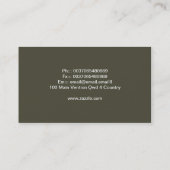 bringt Visitenkarte unter (Rückseite)