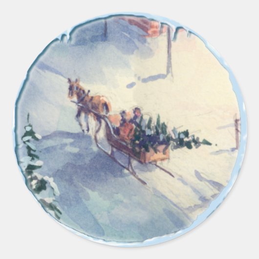 BRINGT ZUHAUSE DEN BAUM VON SHARON SHARPE RUNDER AUFKLEBER (Vorderseite)