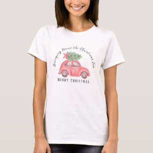 Brining Zuhause Der T - Shirt der Weihnachtsbaume