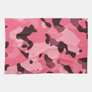 Brink Pink Camouflage; Camouflage Geschirrtuch