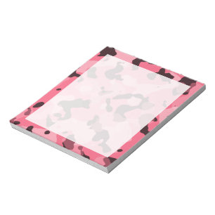 Brink Pink Camouflage; Camouflage Notizblock