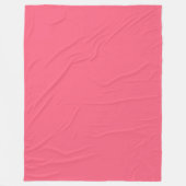 Brink pink (Vollfarbe) Fleecedecke (Vorderseite)