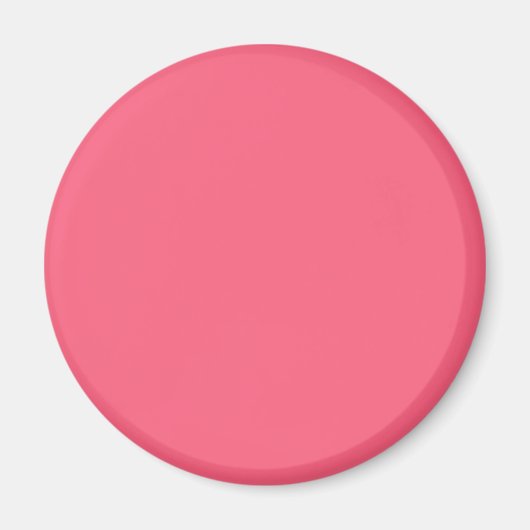 Brink pink (Vollfarbe) Magnet (Vorne)