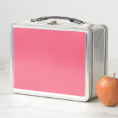 Brink pink (Vollfarbe) Metall Brotdose (Beispiel)