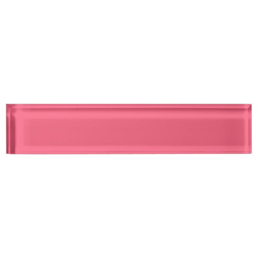 Brink pink (Vollfarbe) Namensplakette (Vorderseite)