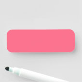 Brink pink (Vollfarbe) Namensschild (Beispiel)
