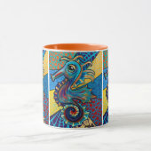 Brio das Seepferd! Original Art Beverage Tasse (Zentrum)