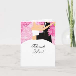Briom Groom Brautparty Vielen Dank Note Card Dankeskarte