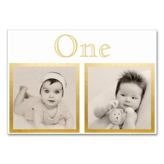 Briom Groom Custom Age Gold Tischnummer (Vorderseite)