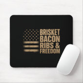 Bris Bacon Rippen Dom Grill Bbq Barbecue Fleisch Mousepad (Mit Mouse)