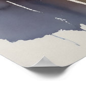 Brisbane Aquarellkunst Poster (Ecke)