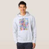 Brisbane Australia City Map Hoodie (Vorne ganz)